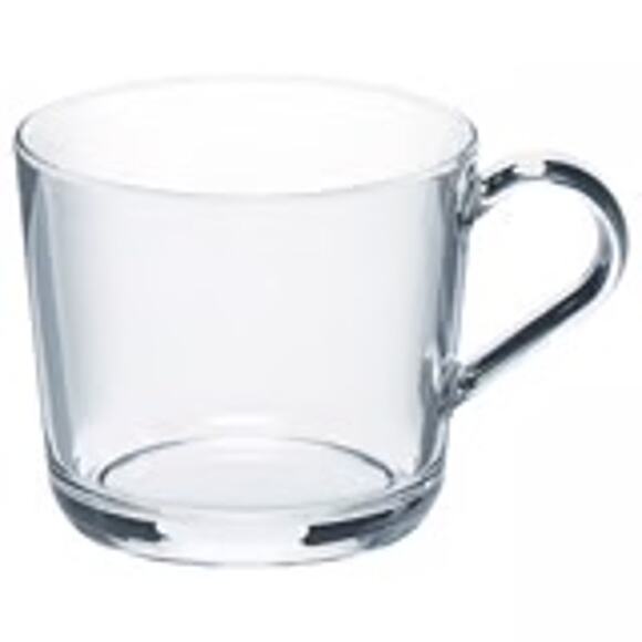 IKEA 365+ Clear Glass 12oz Mug Tempered Glass Microwave Safe Set of 2 - Picture 1 of 3